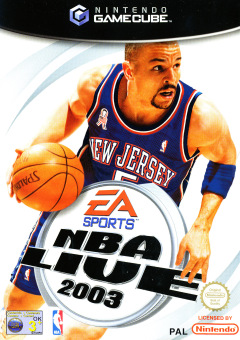 NBA Live 2003 for the Nintendo GameCube Front Cover Box Scan
