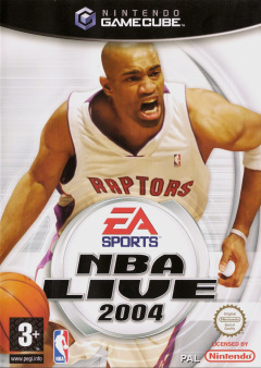 NBA Live 2004 for the Nintendo GameCube Front Cover Box Scan