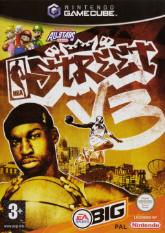 NBA Street V3 for the Nintendo GameCube Front Cover Box Scan