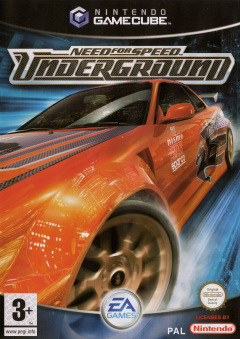 Need for Speed: Underground for the Nintendo GameCube Front Cover Box Scan
