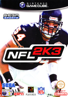 NFL 2K3 for the Nintendo GameCube Front Cover Box Scan