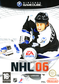 NHL 06 for the Nintendo GameCube Front Cover Box Scan