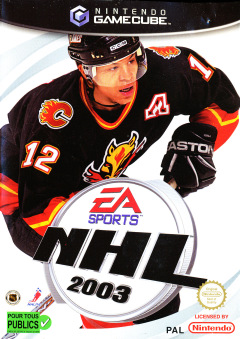 NHL 2003 for the Nintendo GameCube Front Cover Box Scan
