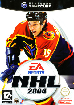 NHL 2004 for the Nintendo GameCube Front Cover Box Scan