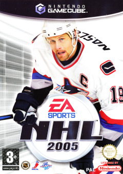 NHL 2005 for the Nintendo GameCube Front Cover Box Scan