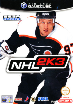 NHL 2K3 for the Nintendo GameCube Front Cover Box Scan