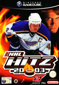 NHL Hitz 2003 for the Nintendo GameCube Front Cover Box Scan
