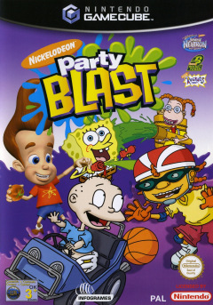 Nickelodeon Party Blast for the Nintendo GameCube Front Cover Box Scan