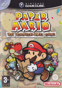 Paper Mario: The Thousand Year Door for the Nintendo GameCube Front Cover Box Scan