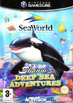 SeaWorld Adventure Parks: Shamu's Deep Sea Adventures for the Nintendo GameCube Front Cover Box Scan