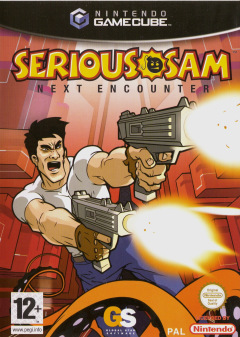 Serious Sam: Next Encounter for the Nintendo GameCube Front Cover Box Scan