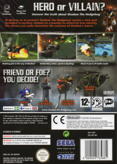 Scan of Shadow the Hedgehog
