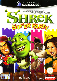 Shrek Super Party for the Nintendo GameCube Front Cover Box Scan