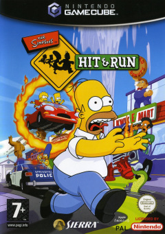 The Simpsons: Hit & Run for the Nintendo GameCube Front Cover Box Scan