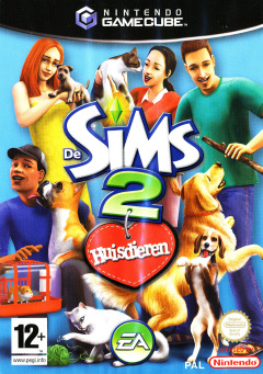 The Sims 2: Pets for the Nintendo GameCube Front Cover Box Scan