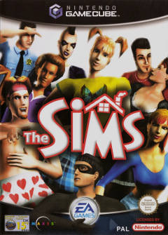 The Sims for the Nintendo GameCube Front Cover Box Scan