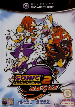 Sonic Adventure 2 Battle for the Nintendo GameCube Front Cover Box Scan