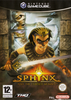 Sphinx and the Cursed Mummy for the Nintendo GameCube Front Cover Box Scan