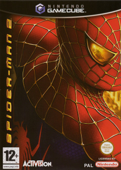 Spider-Man 2 for the Nintendo GameCube Front Cover Box Scan