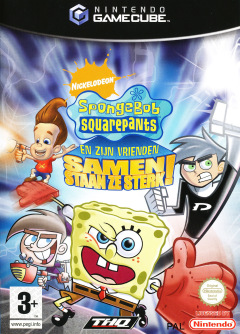 SpongeBob Squarepants and Friends Unite!  for the Nintendo GameCube Front Cover Box Scan
