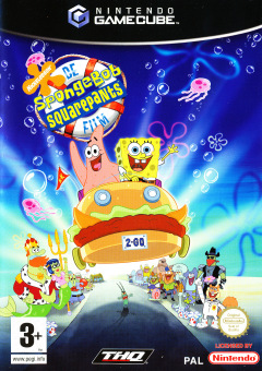 The SpongeBob Squarepants Movie for the Nintendo GameCube Front Cover Box Scan