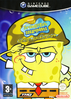 SpongeBob Squarepants: Battle for Bikini Bottom for the Nintendo GameCube Front Cover Box Scan