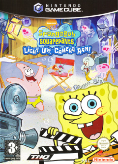 SpongeBob Squarepants: Lights, Camera, Pants! for the Nintendo GameCube Front Cover Box Scan