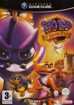 Spyro: A Hero's Tail for the Nintendo GameCube Front Cover Box Scan