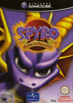 Spyro: Enter the Dragonfly for the Nintendo GameCube Front Cover Box Scan