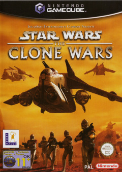 Star Wars: The Clone Wars for the Nintendo GameCube Front Cover Box Scan