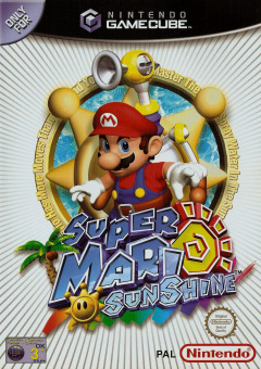 Super Mario Sunshine for the Nintendo GameCube Front Cover Box Scan