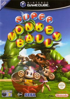 Super Monkey Ball for the Nintendo GameCube Front Cover Box Scan