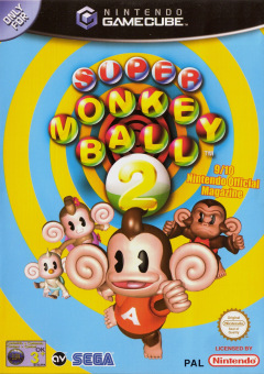 Super Monkey Ball 2 for the Nintendo GameCube Front Cover Box Scan