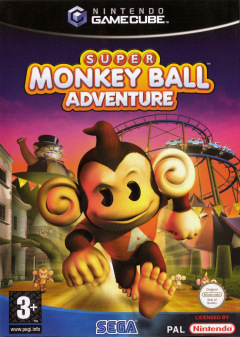 Super Monkey Ball Adventure for the Nintendo GameCube Front Cover Box Scan
