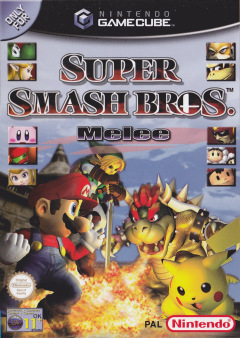 Super Smash Bros. Melee for the Nintendo GameCube Front Cover Box Scan