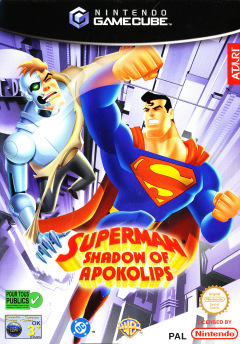 Superman: Shadow of Apokolips for the Nintendo GameCube Front Cover Box Scan