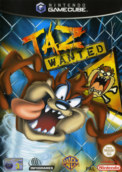 Taz Wanted for the Nintendo GameCube Front Cover Box Scan