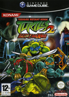Teenage Mutant Ninja Turtles 2: Battle Nexus for the Nintendo GameCube Front Cover Box Scan
