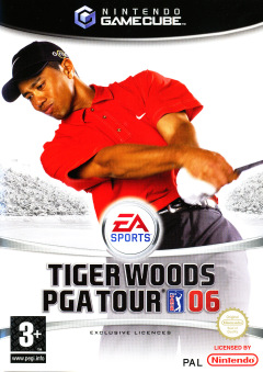 Tiger Woods PGA Tour 06 for the Nintendo GameCube Front Cover Box Scan