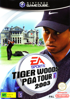Tiger Woods PGA Tour 2003 for the Nintendo GameCube Front Cover Box Scan
