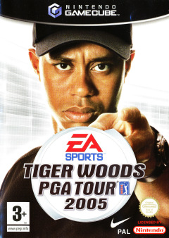 Tiger Woods PGA Tour 2005 for the Nintendo GameCube Front Cover Box Scan