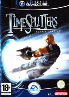 Timesplitters: Future Perfect for the Nintendo GameCube Front Cover Box Scan