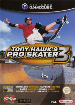 Tony Hawk's Pro Skater 3 for the Nintendo GameCube Front Cover Box Scan