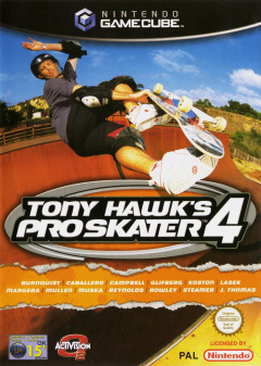 Tony Hawk's Pro Skater 4 for the Nintendo GameCube Front Cover Box Scan