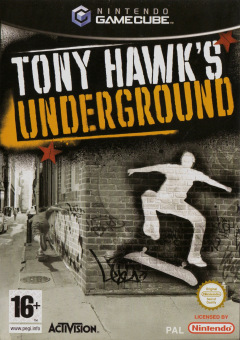 Tony Hawk's Underground for the Nintendo GameCube Front Cover Box Scan