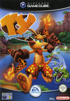 Ty the Tasmanian Tiger for the Nintendo GameCube Front Cover Box Scan