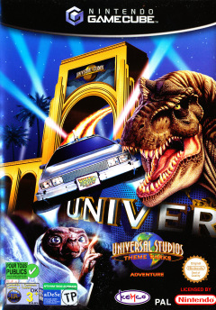 Universal Studios Theme Parks Adventure for the Nintendo GameCube Front Cover Box Scan