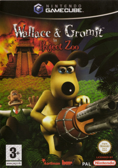 Wallace & Gromit in Project Zoo for the Nintendo GameCube Front Cover Box Scan