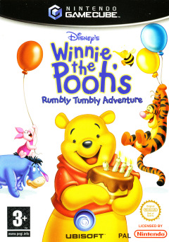 Winnie the Pooh's Rumbly Tumbly Adventure for the Nintendo GameCube Front Cover Box Scan