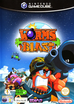 Worms Blast for the Nintendo GameCube Front Cover Box Scan